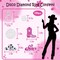 Cowgirl Disco Bachelorette Confetti, Disco Cowgirl Bachelorette Party Decorations, Glitter Disco Ball Ring and Pink Cowgirl Boot Hat Confetti for Bachelorette Bridal Shower Table Decor(100pcs)